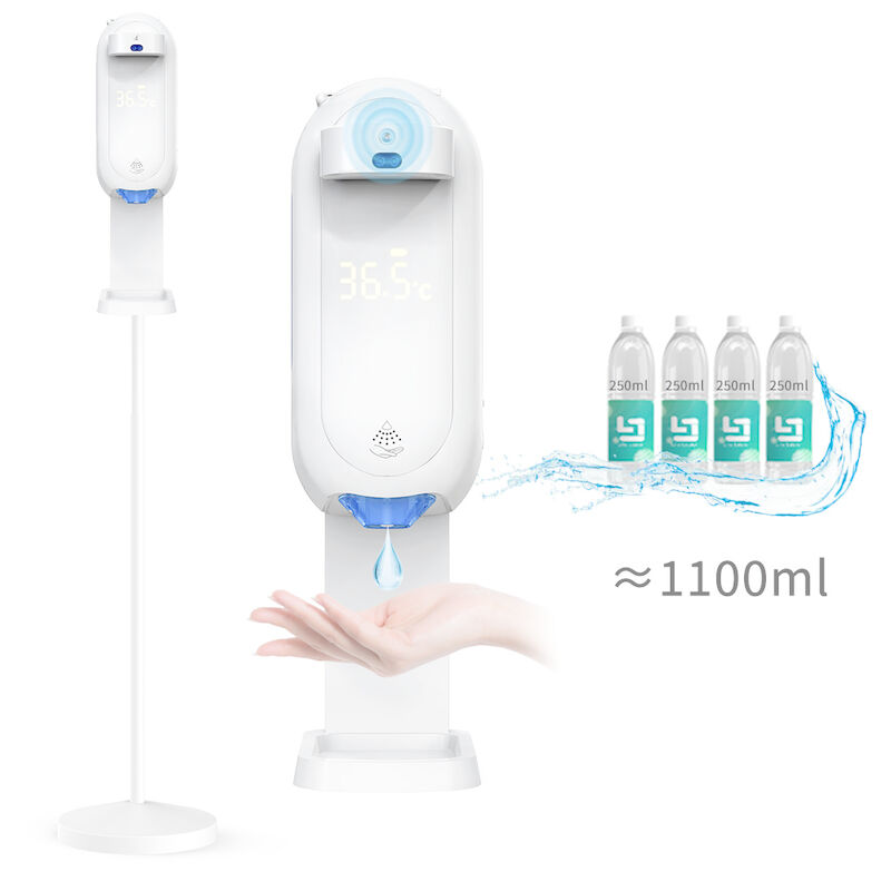 K9 Automatic Thermometer 1000ML ABS Hand Sanitizer Dispenser With Sensor