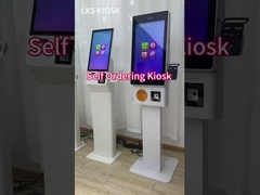 बारकोड स्कैनर और थर्मल प्रिंटर के साथ अनुकूलन योग्य उपस्थिति स्व-ऑर्डर कियोस्क