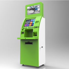 Indoor Self Service Kiosk Dual Touch Screen For Social Insurance Department
