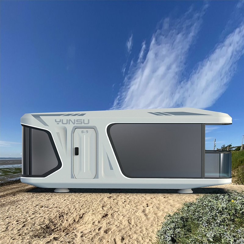 Vacation Prefab Capsule House Waterproof Eco Friendly Mobile Sleeping Pods