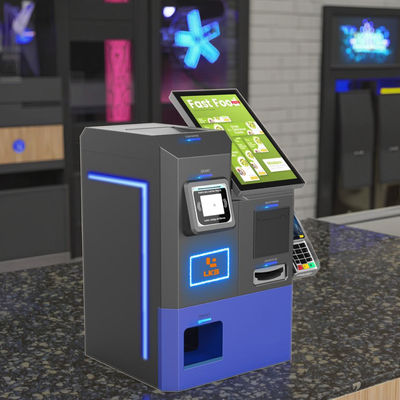 LKS डेस्कटॉप बहु मुद्रा बैंकनोट सिक्के नकद भुगतान किओस्क खुदरा सुविधा स्टोर कैफे रेस्तरां के लिए